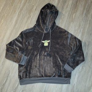Baby Yoda The Child Velour Hoodie